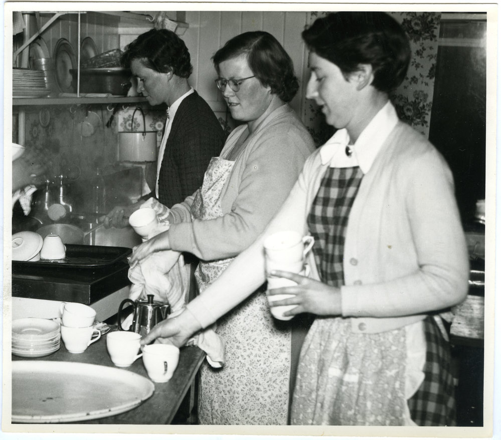 Three Deaconesses washing-up