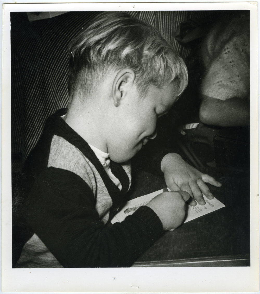 Unknown boy at Sunday School