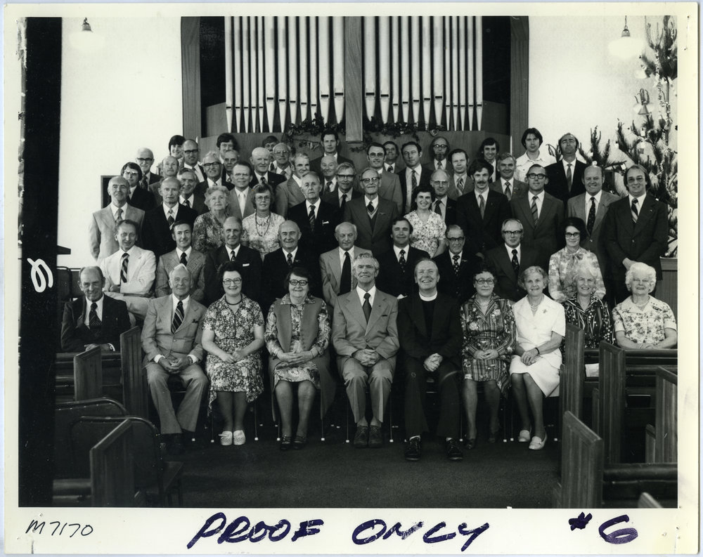 Managers and session, Knox Church, Lower Hutt