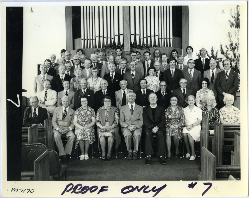 Managers and session, Knox Church, Lower Hutt