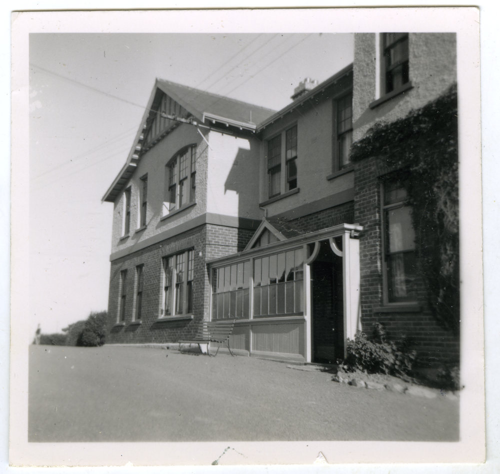 Glendining House, side entrance, 1952