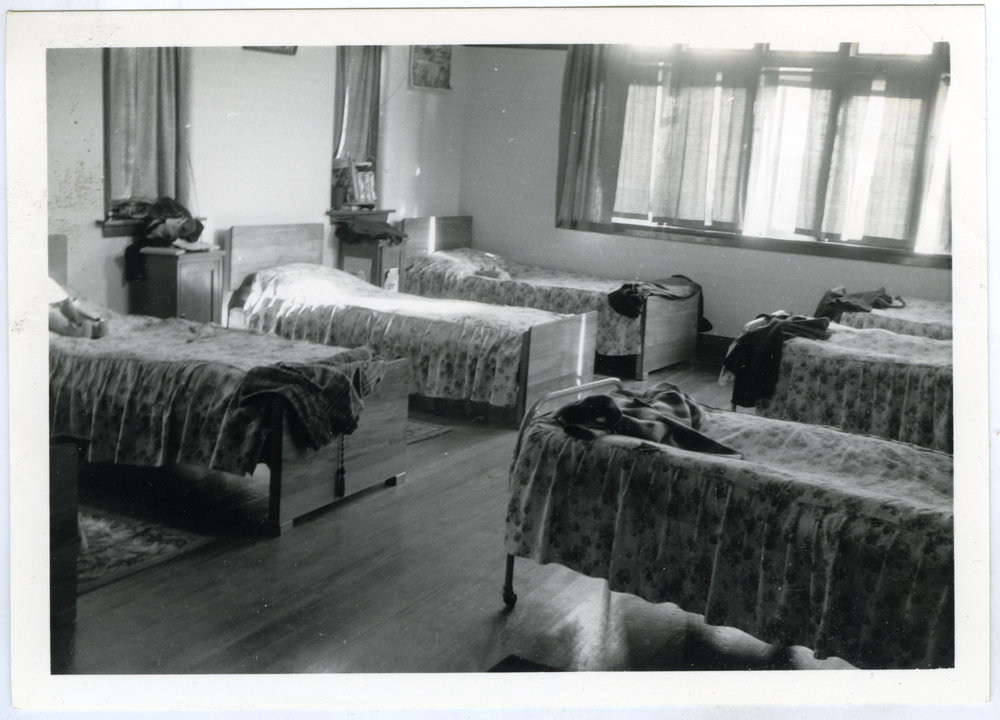 Boy's dormitory in Somerville Cottage, Glendining Home, 1961