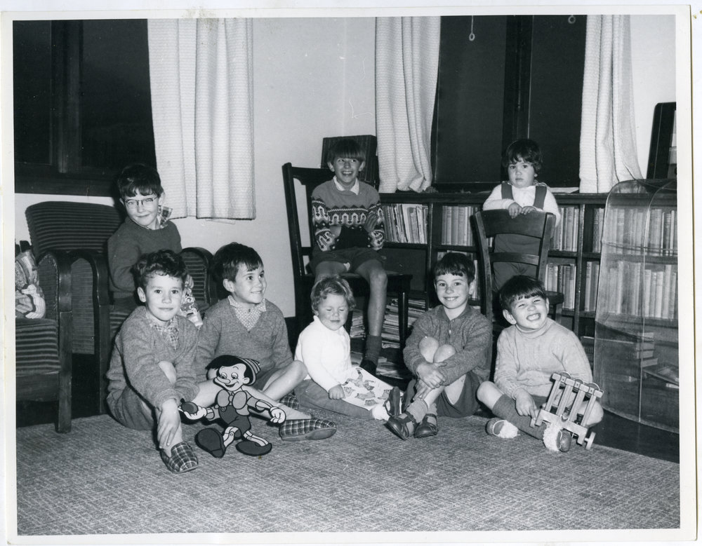 Glendining Home children in the lounge of a Cottage, 1969