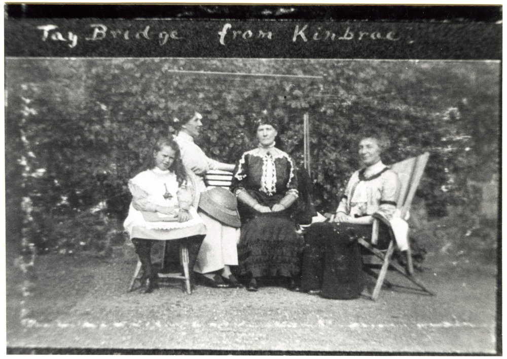 Family photograph at Tay Birdge from Kinbrac, 1912
