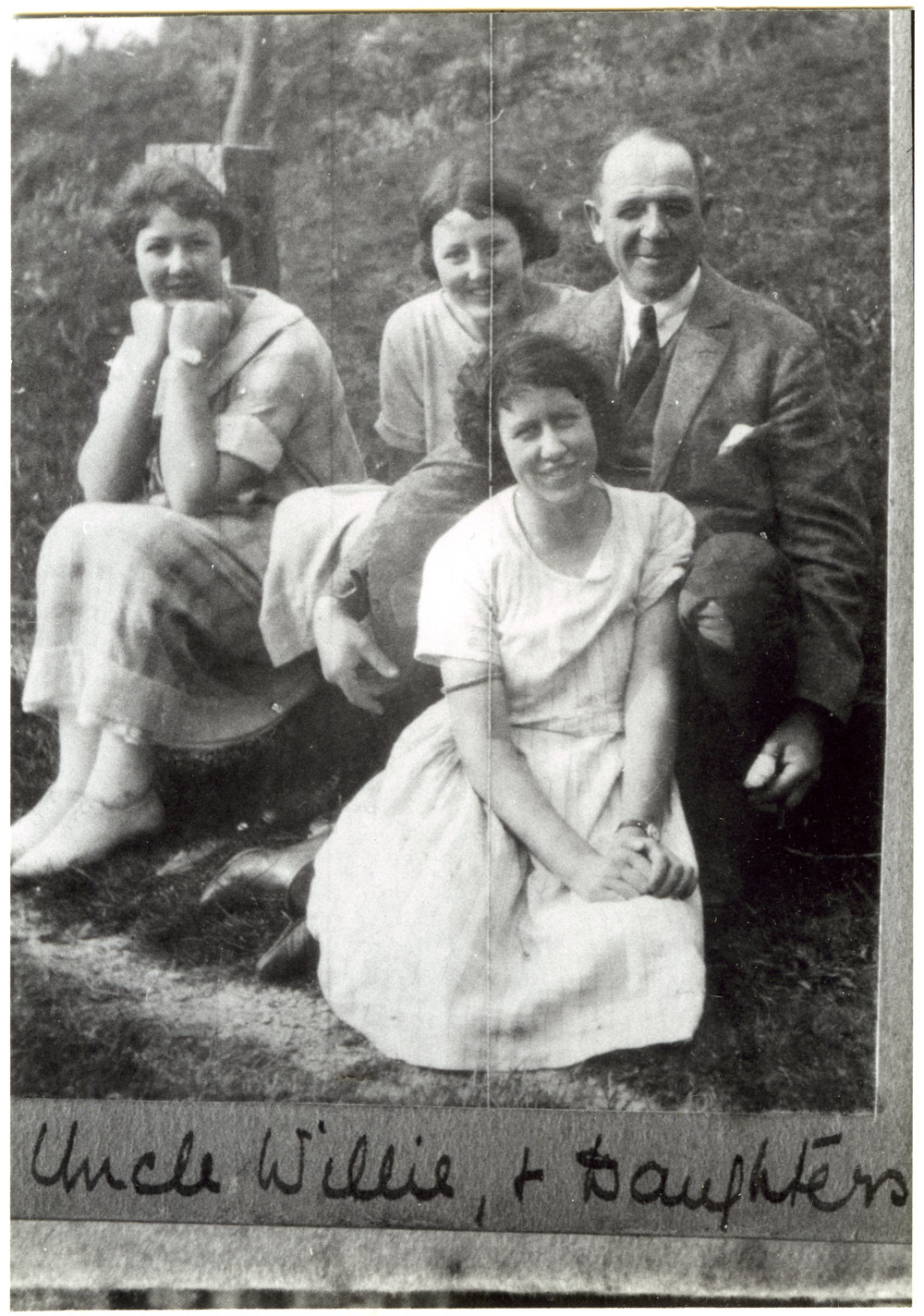 William Saunders, Meg Saunders and two other daughters 