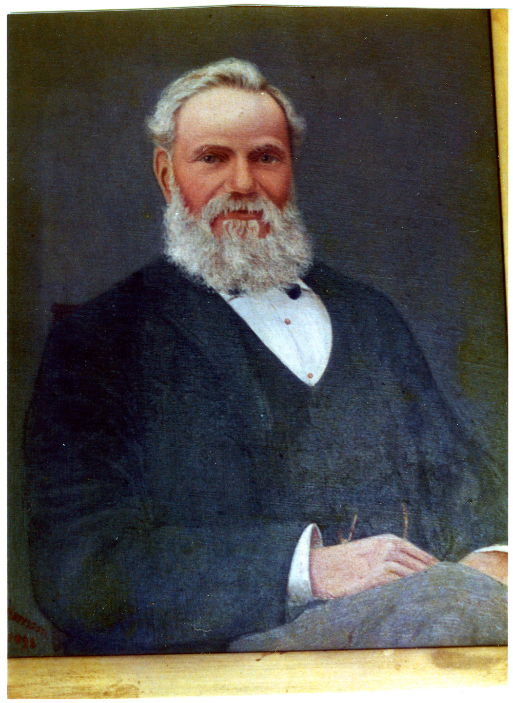 Painting of an unidentified man