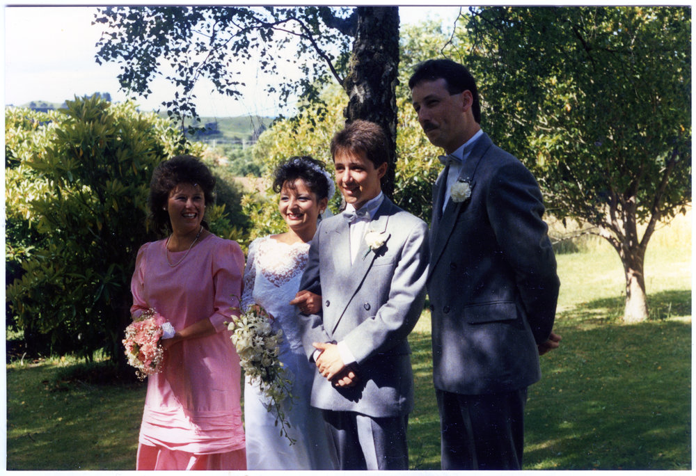 Unidentified wedding party