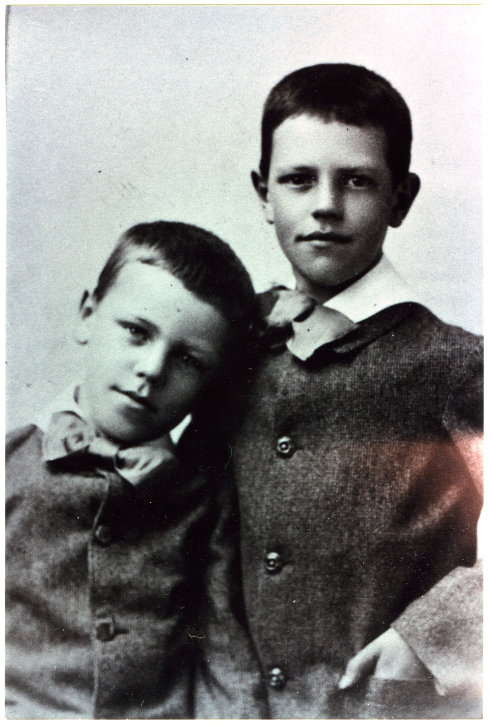 William Luther Moore and Stuart Alexander Moore, studio portrait, 1886 