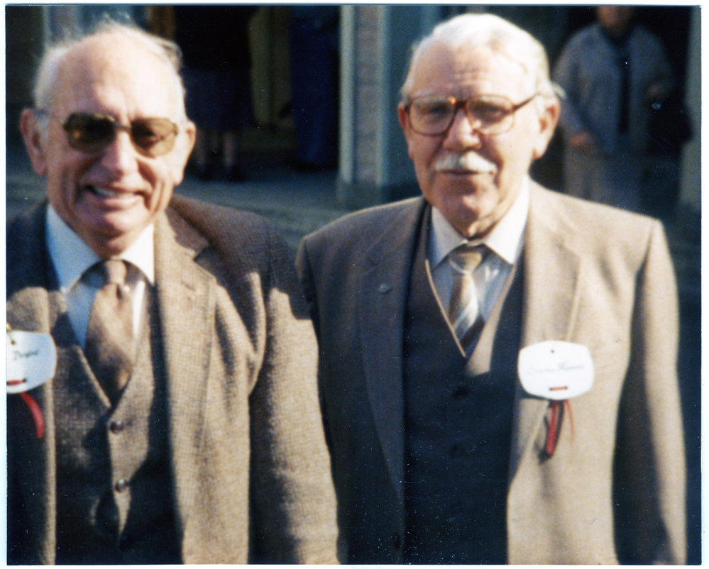 Two unidentified men in the sunshine