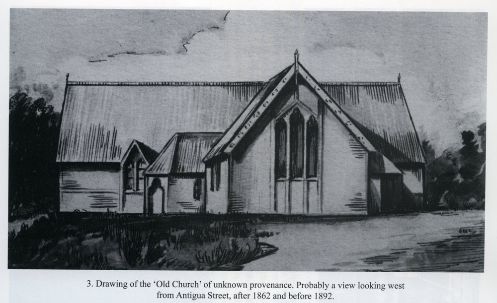 Drawing of the 'Old Church'