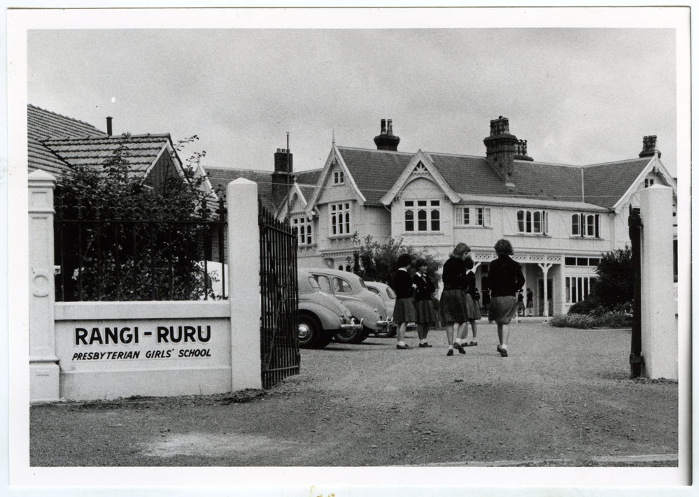 Front entrance to Rangi-Ruru Girls' School