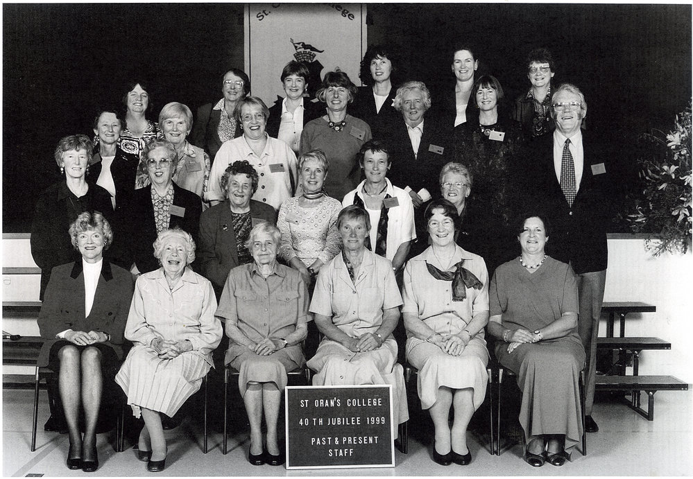 St. Oran's College 40th Jubilee past and present staff, 1999