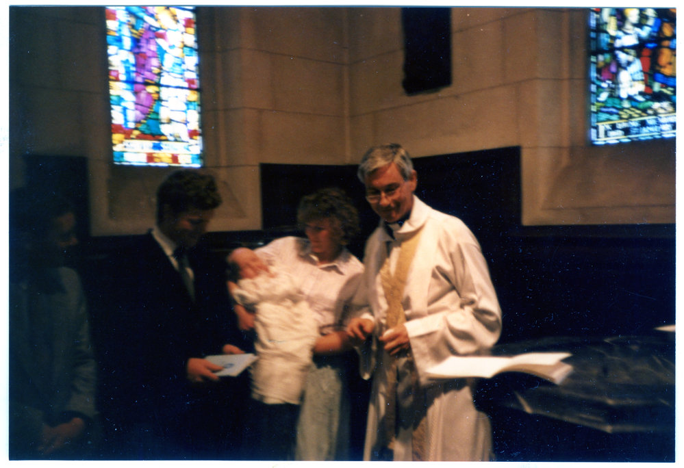 Baptism of Marcus Milne, 1988