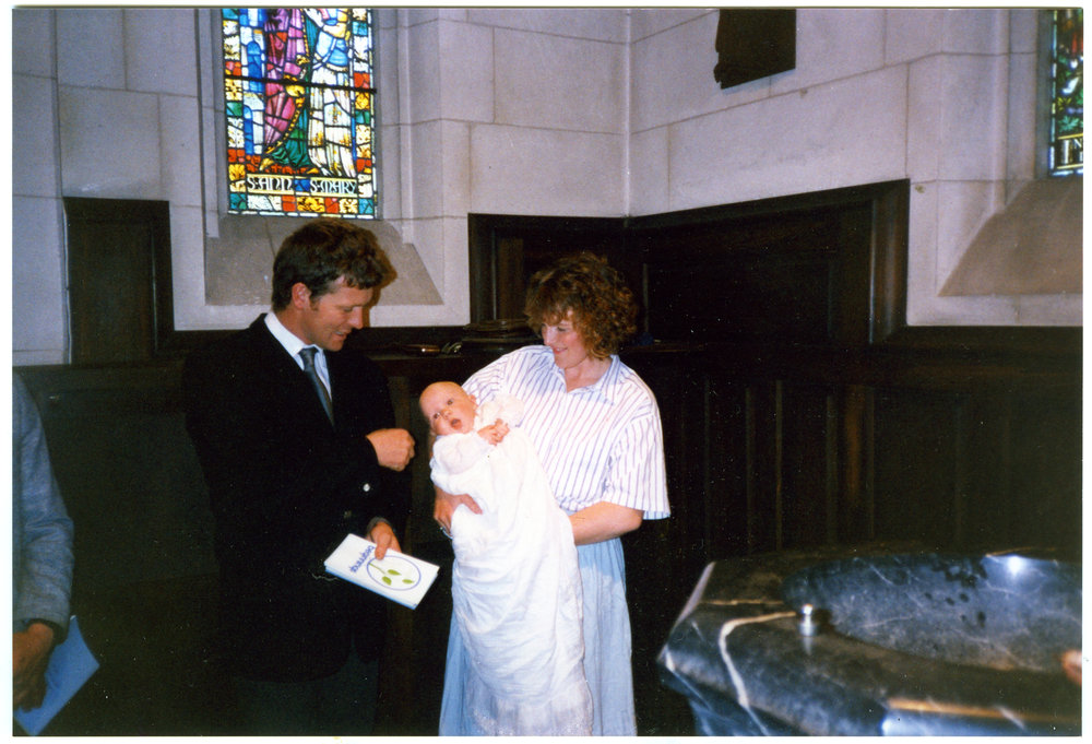 Baptism of Marcus Milne, 1988