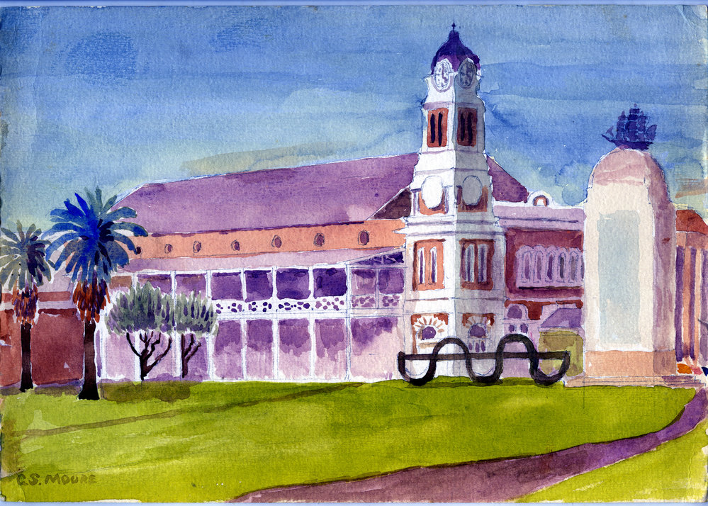 Water colour by C. S. Moore