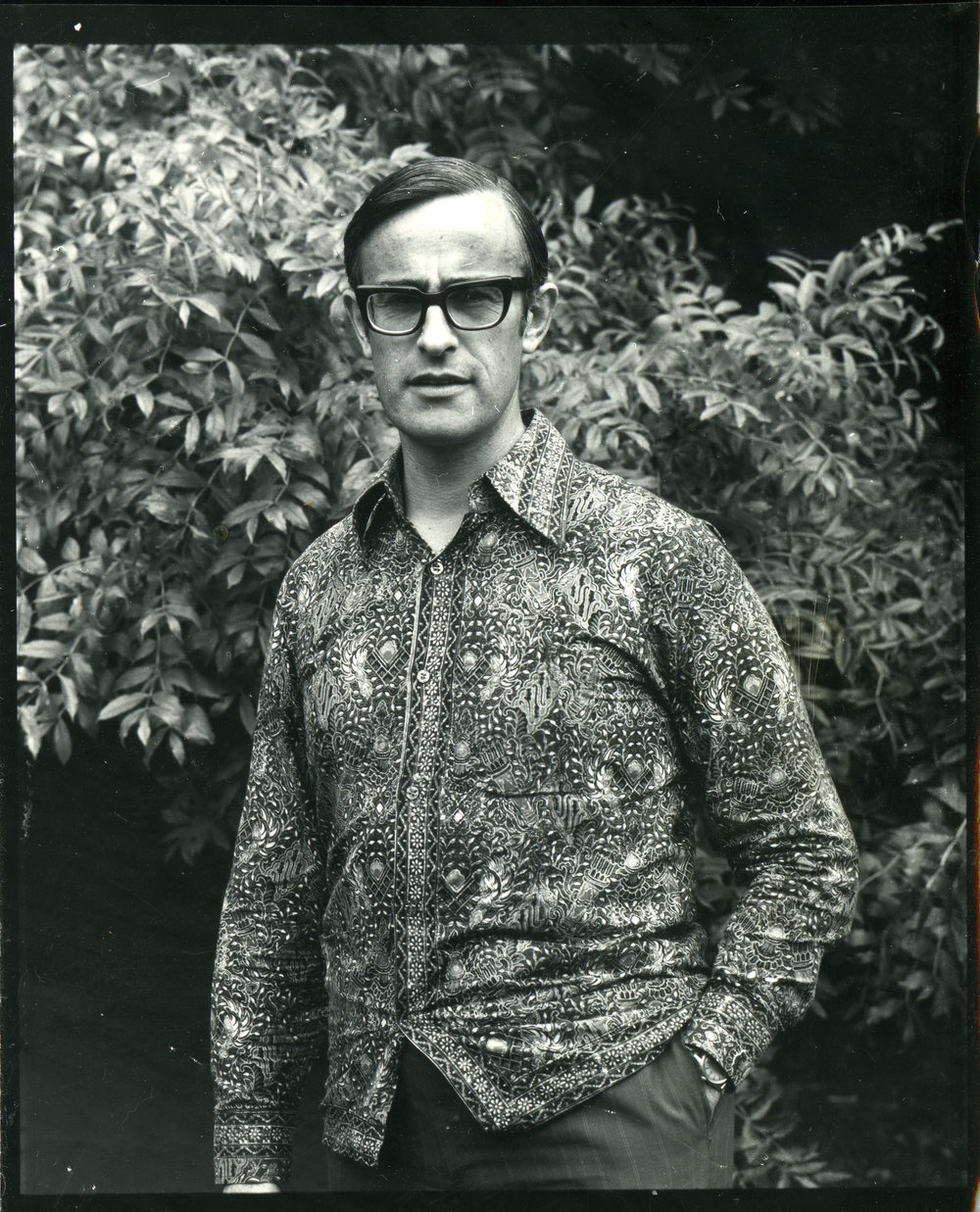 Reverend Simon Rae in an Indonesian Batik shirt