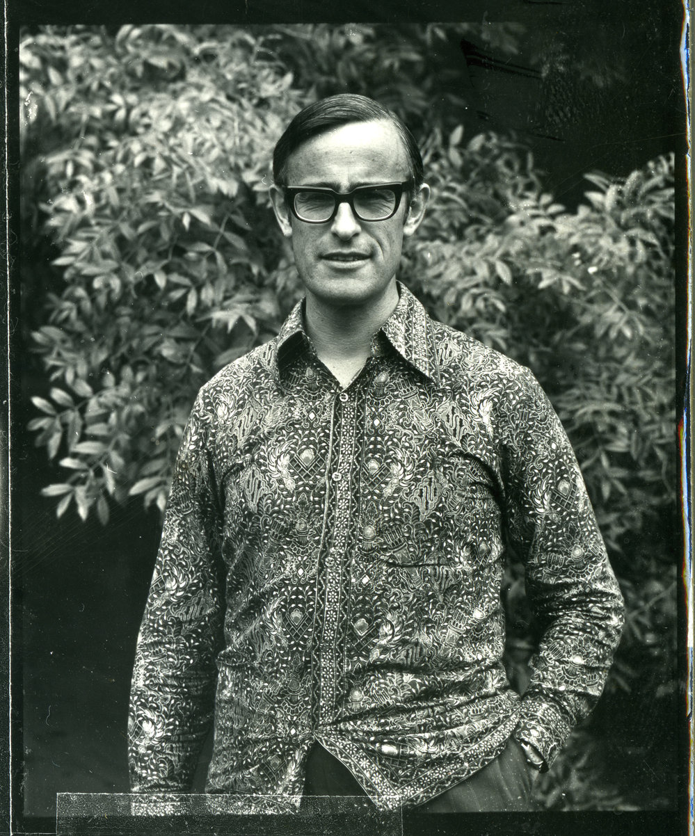 Reverend Simon Rae in an Indonesian Batik shirt