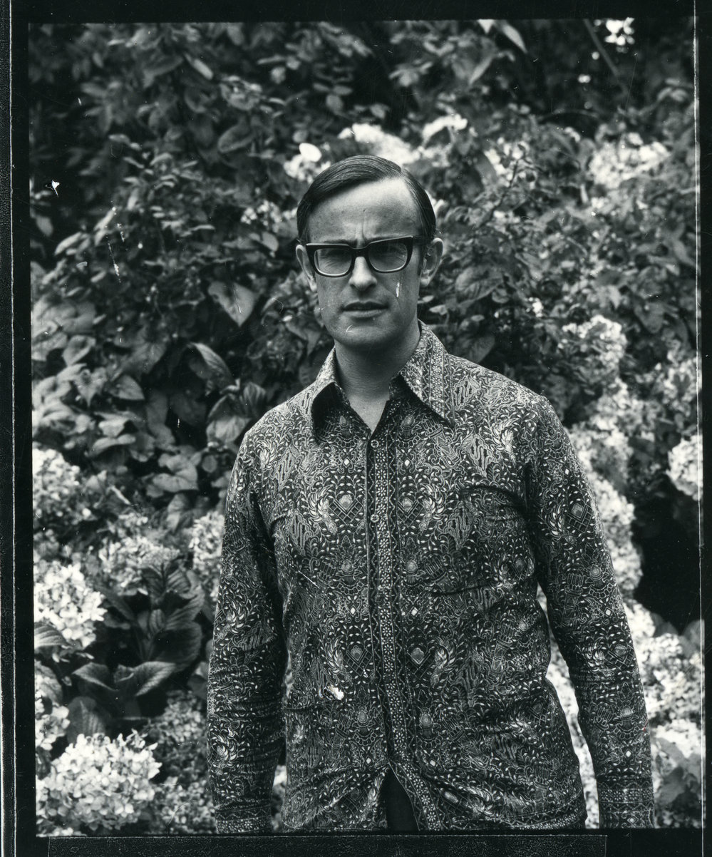 Reverend Simon Rae in an Indonesian Batik shirt
