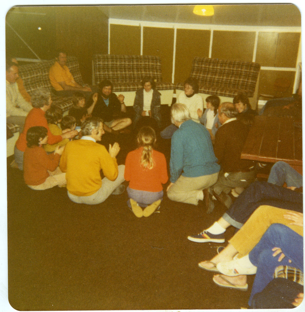 Social evening at Totara Springs, 1980