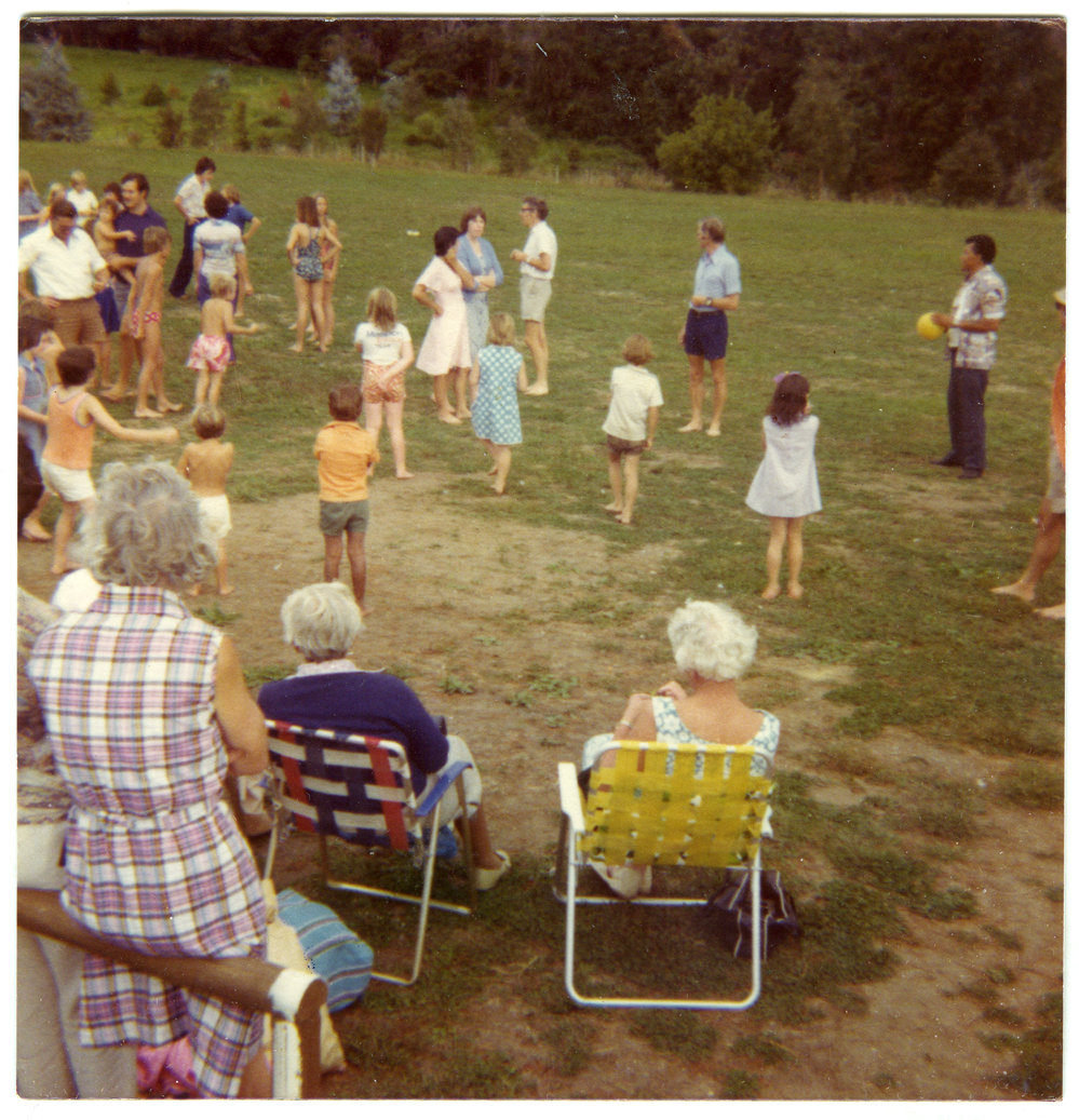 Church picnic at Te Puna Park , 1977