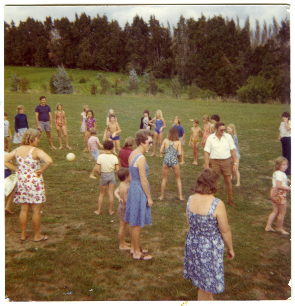 Church picnic at Te Puna Park , 1977