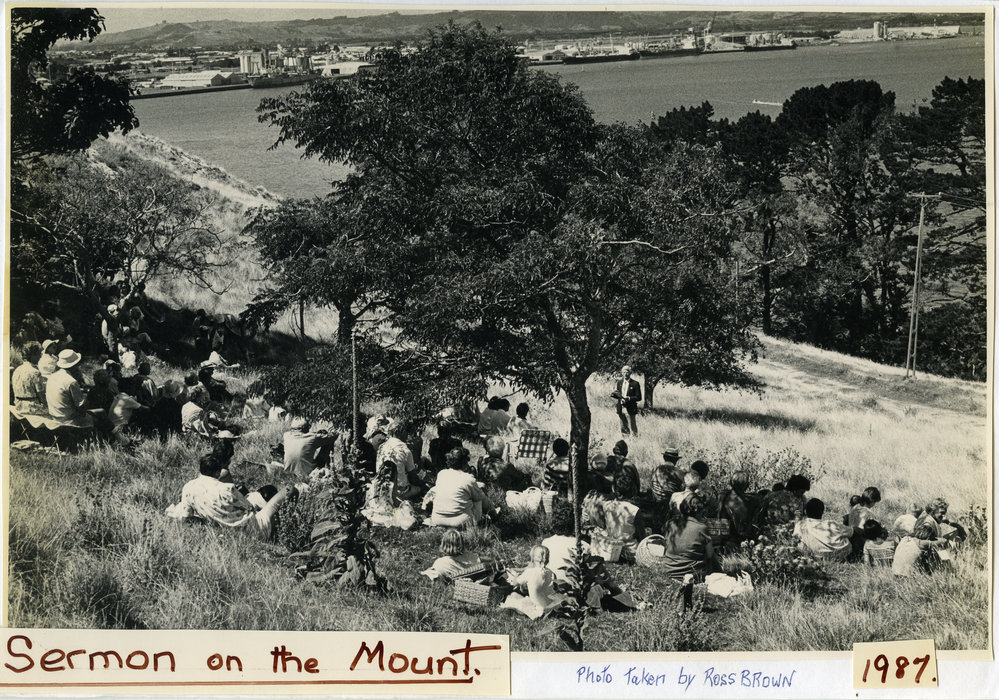 'Sermon on the mount,' Mt. Maunganui, 1987