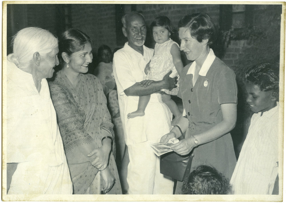 Doreen Riddell and friends