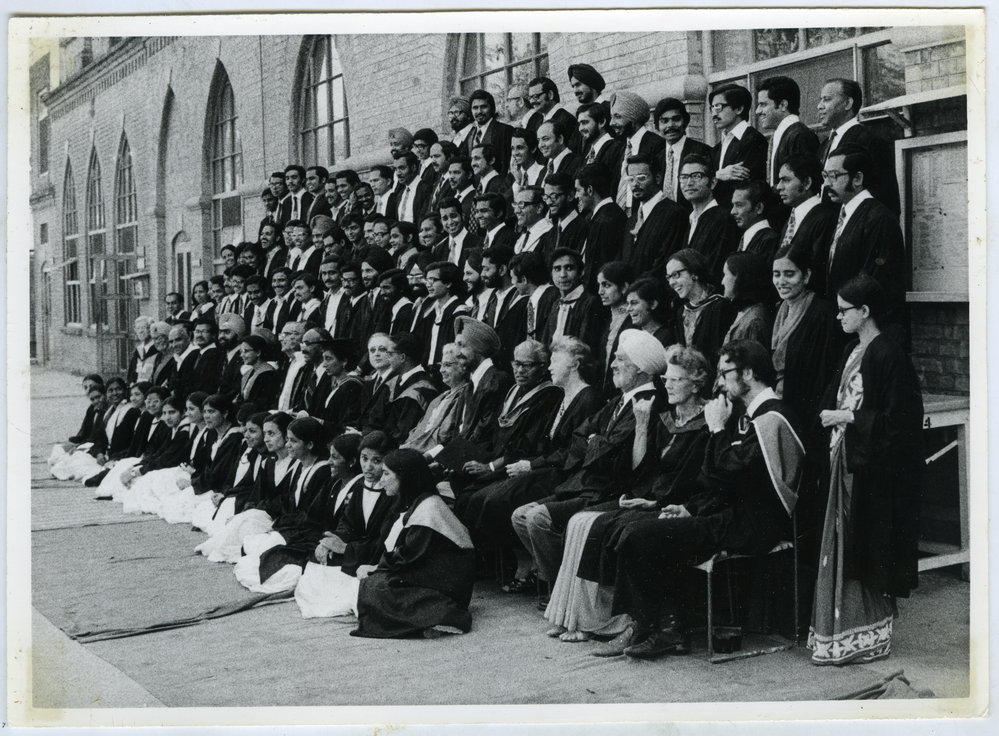 A group of the Annual Convocation of the faculty