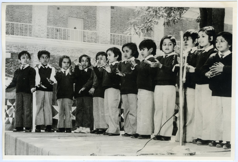 St. Thomas School children, Jagadhri, 1978