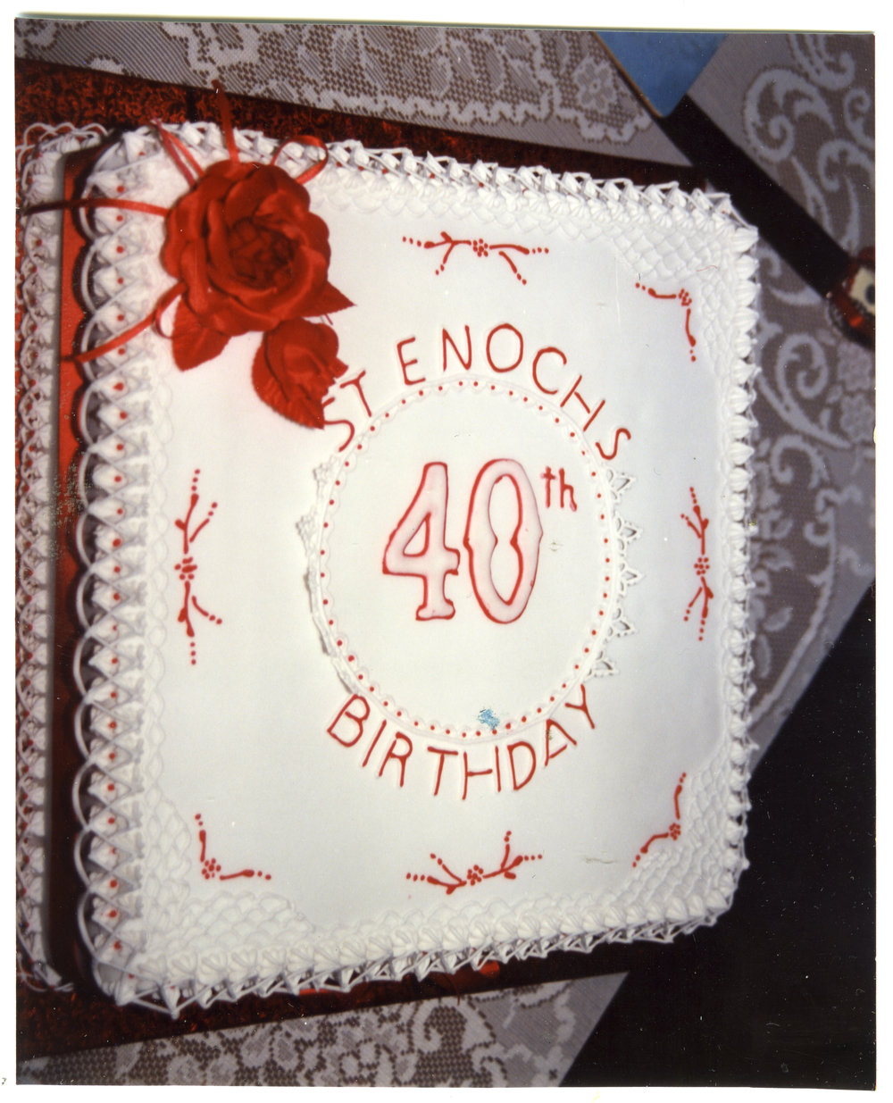St. Enoch's Church 40th Birthday cake, 1991