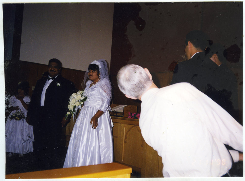 Marriage of Danny and Tofi Tolovae, St. Enoch's Church, 1998