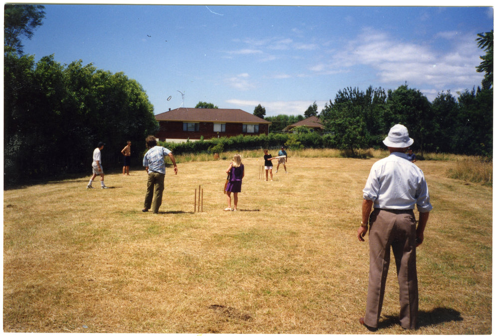 "Picnic Day," a game of cricket at the Kent-Brown Garden Party, 1992