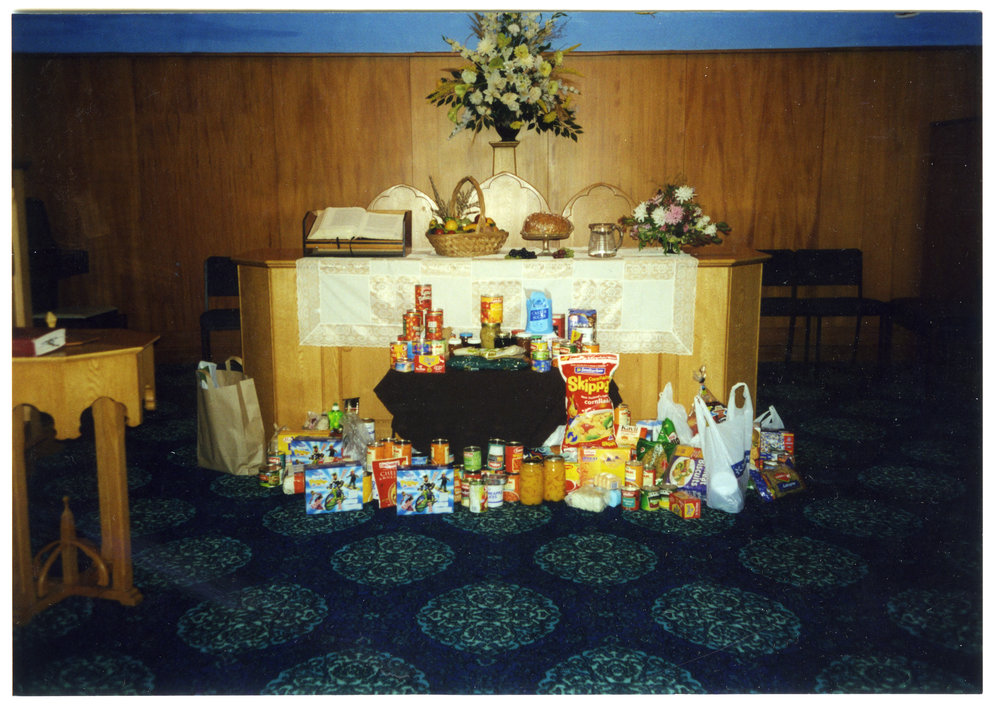 Harvest Festival, St. Enoch's Church, 1996