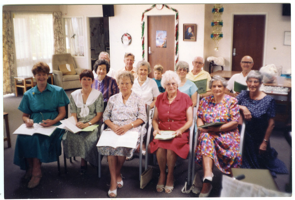 St. Enoch's Church Choir singing at Melrose Resthome, 1994