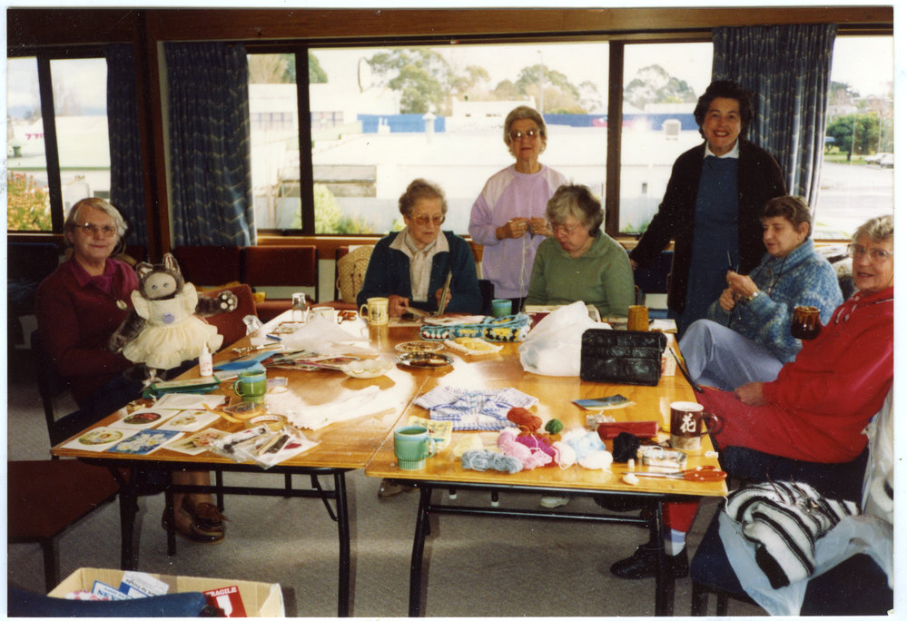 "Have a go," table, St. Enoch's Church, 1992