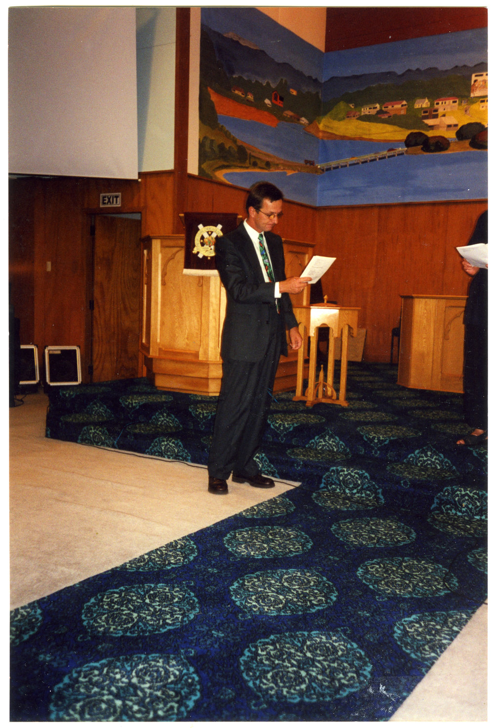 Reverend David Kriel accepts the Call to St. Enoch's, 2001