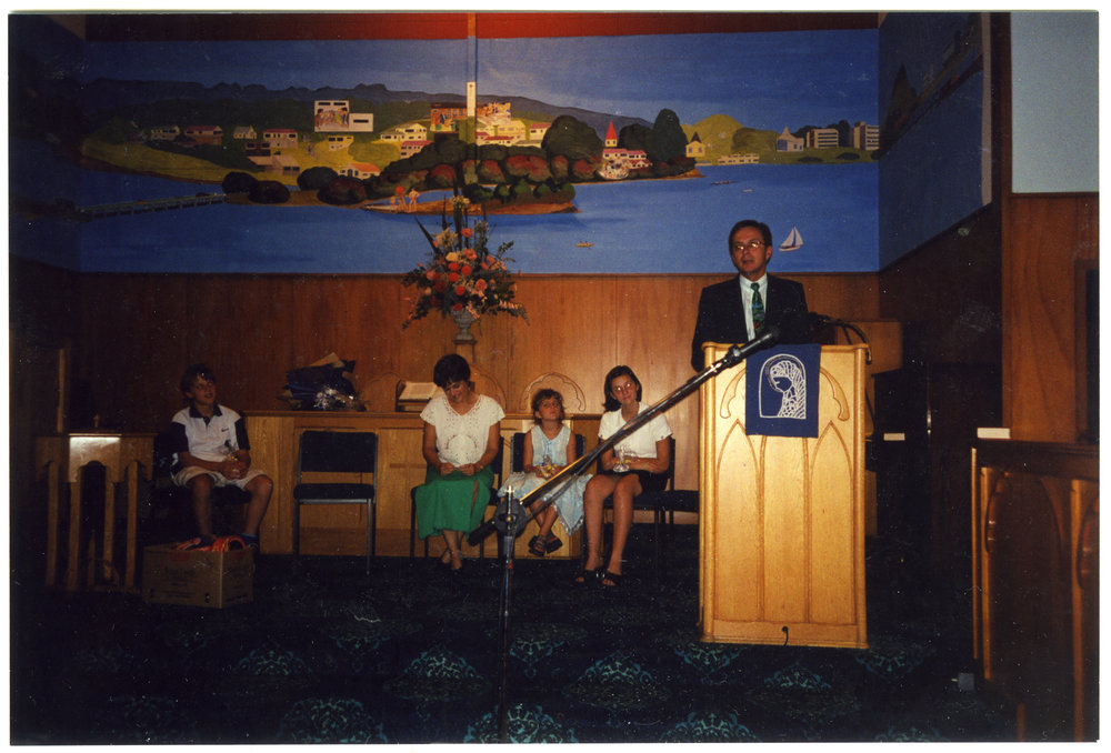 Reverend David Kriel accepts the Call to St. Enoch's Church, 2001