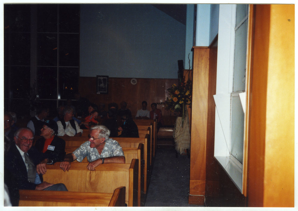 Congregation at St. Enoch's Church 