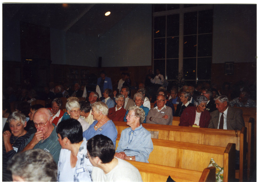 Congregation at St. Enoch's Church 