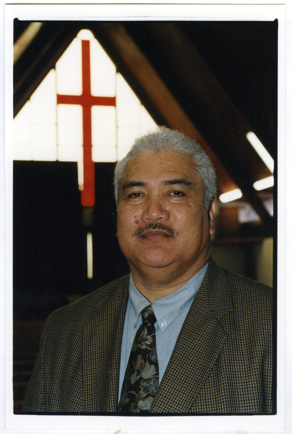 Reverend Doctor Tafatolu Filemoni, portrait, 2002