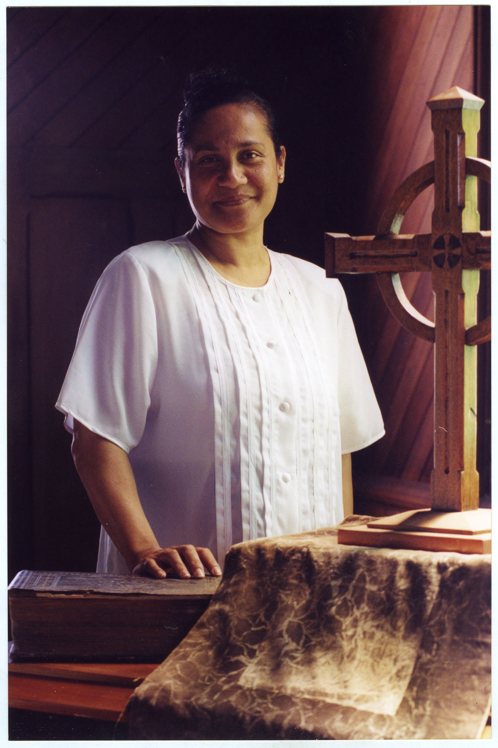 Reverend Ere Talagi-Ikitoelagi, portrait, 2002