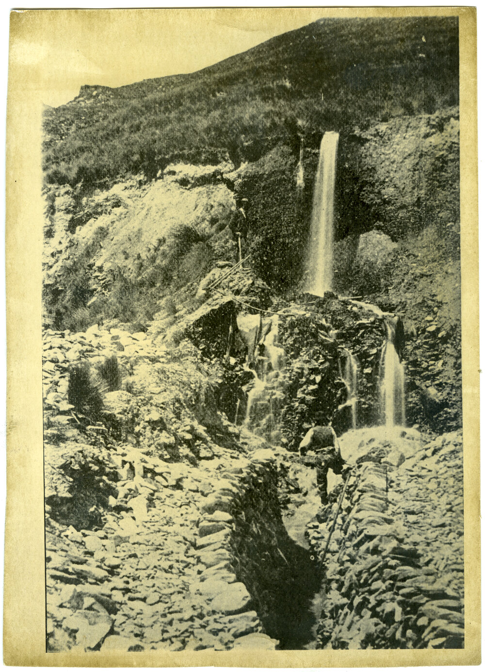 Sluicing claim, Bullock-Head Gully, Nokomai