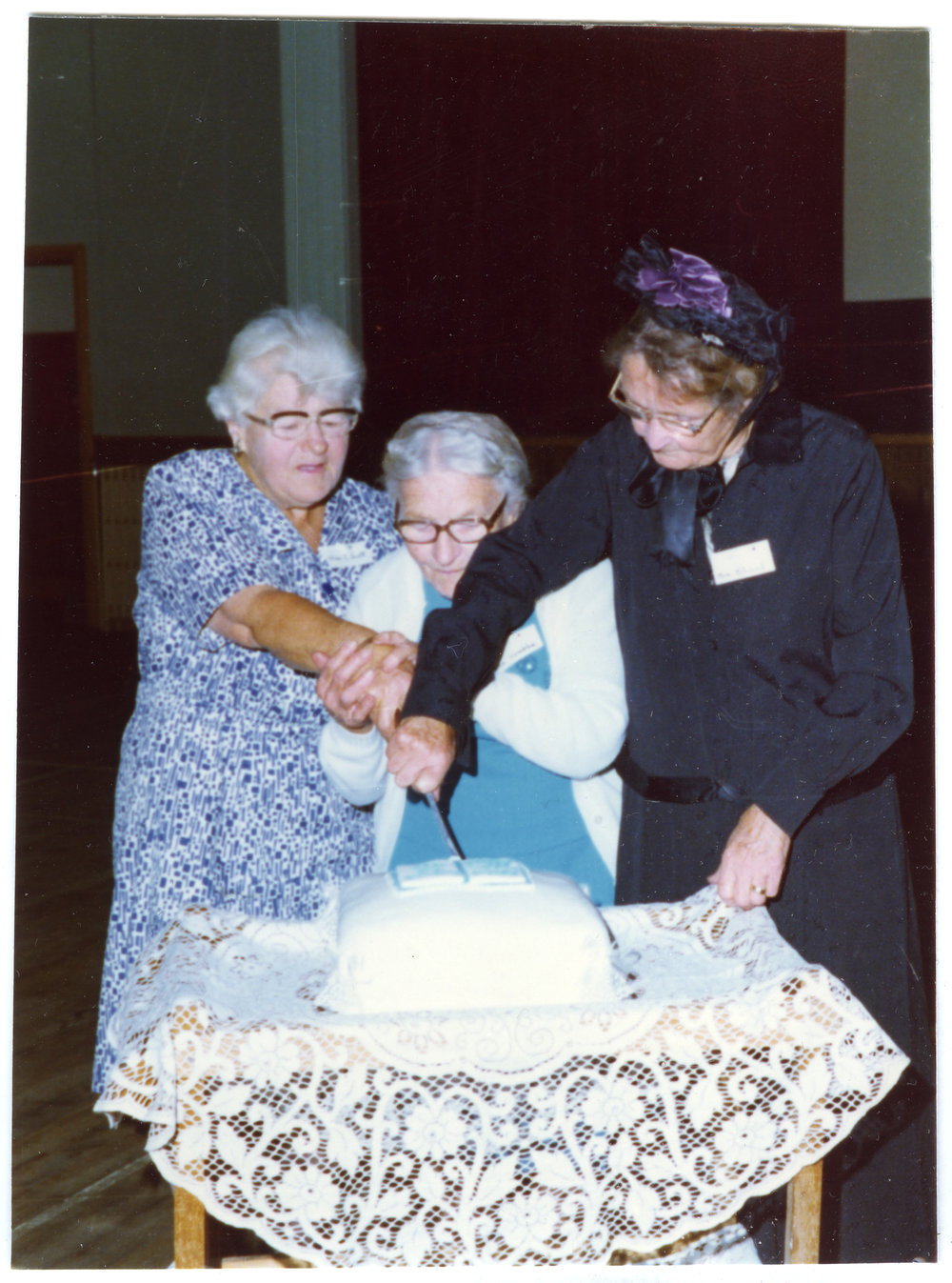 Cutting of the cake, Cromwell Church