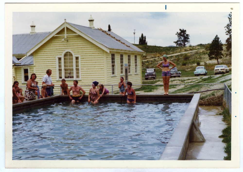 Swimming races, Cromwell Church picnic