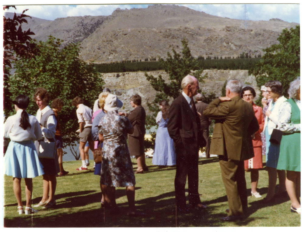 Refreshments in the Cromwell Church, St. John's, grounds