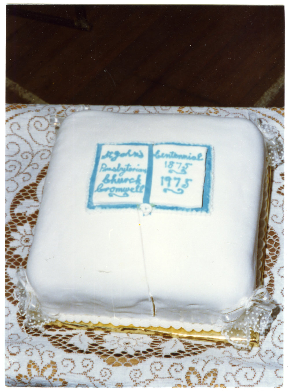 100th anniversary cake for Cromwell Church
