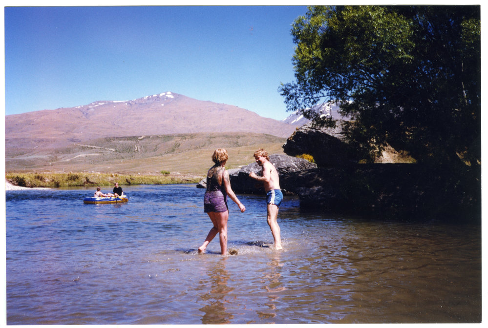 Swimming at Nevis Camp, Cromwell Church, 1993