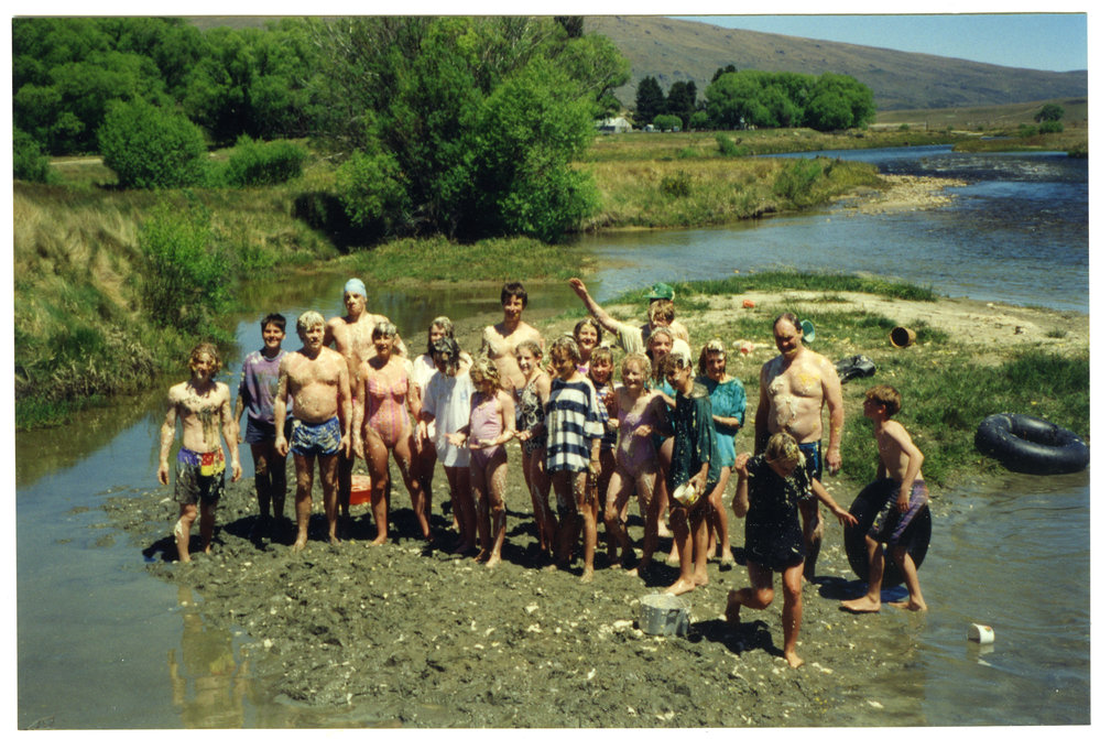 "The team after the food fight," Nevis Camp, 1993