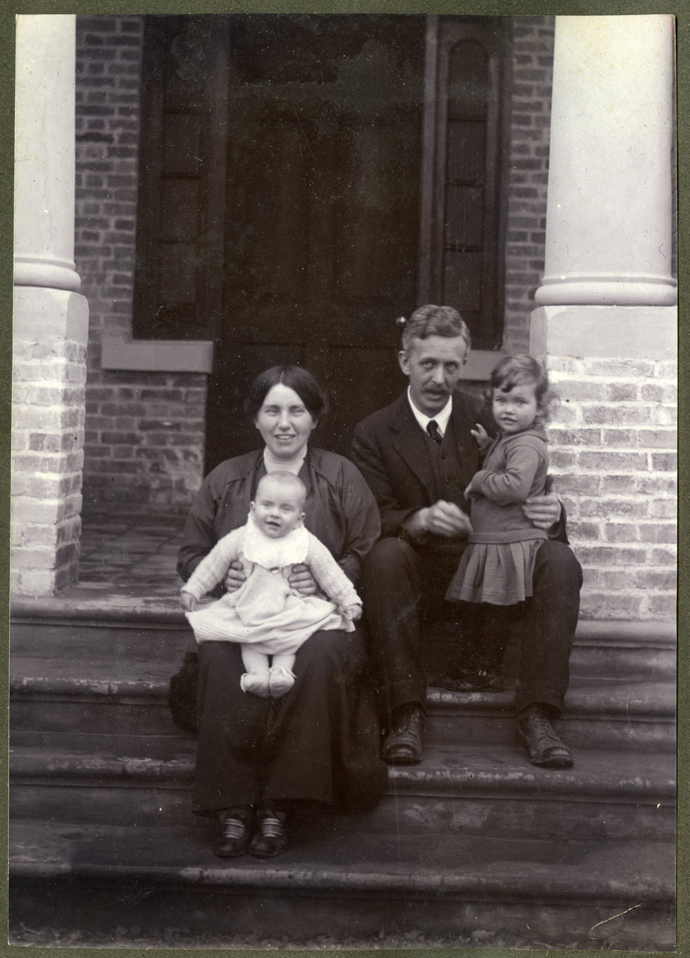 Doctor R. J. E. Paterson, Mrs. Catherine Paterson and their two children