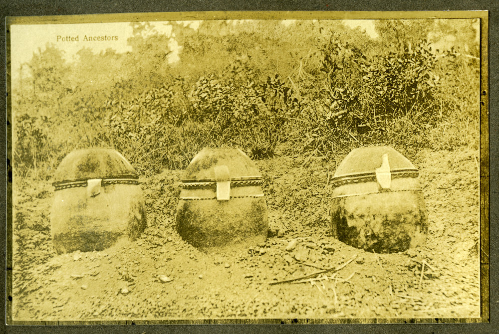 "Potted Ancestors," earthenware burial urns
